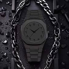 Full Black Aura Quartz Watch
